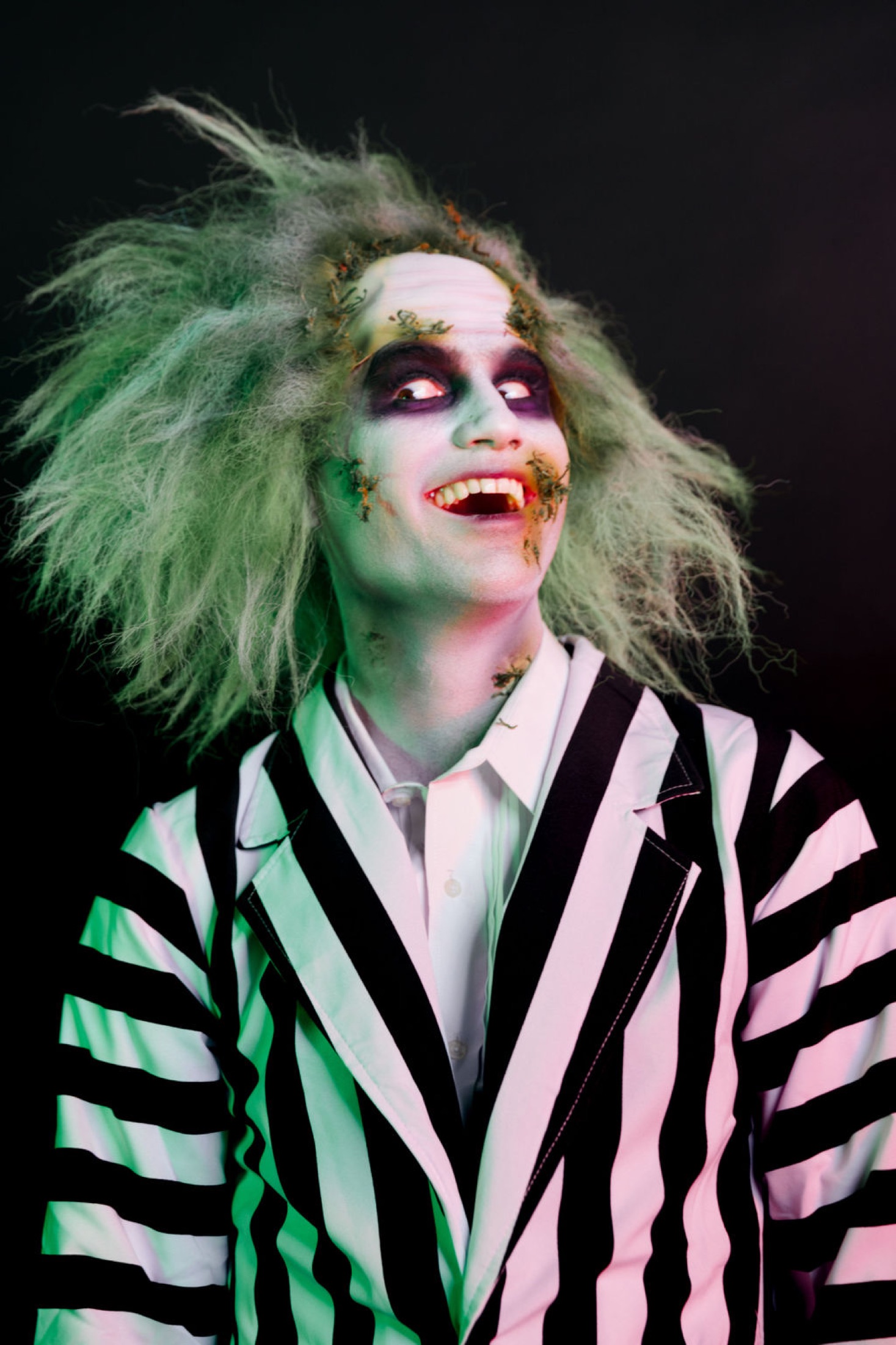 Theatrical character body paint portrait