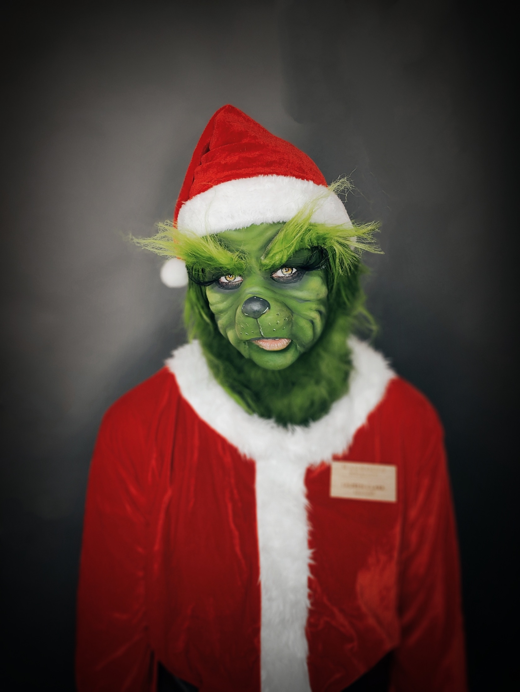 Editorial character body paint portrait